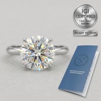 IGI Sertifikalı Laboratuvarda Yetiştirilmiş Elmaslar D Renk VVS VS Berraklık 3EX Yuvarlak Brilyant Kesim Kalp ve Oklar Gevşek Elmaslar 1.5ct - 3ct