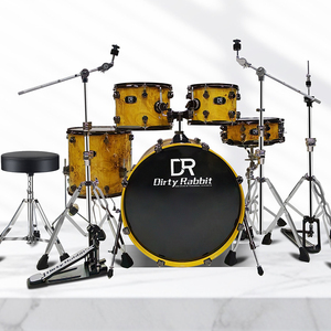 Jingying 2026 Vente en gros usine Instruments de <span class=keywords><strong>percussion</strong></span> de batterie haut de gamme Série Dirty Rabbit avec finition laquée de qualité professionnelle - Product Image 1