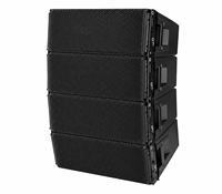 BLA210 Altavoces de Línea Activa de Dos Vías con Doble Woofer de 10 Pulgadas, con Imán de Neodimio, para Uso Móvil en Bandas de Gira