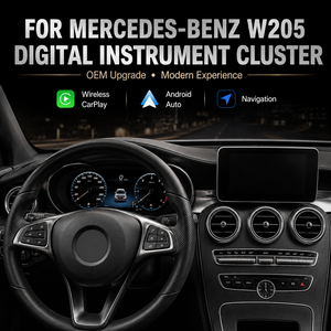 Nouvel ensemble d'instruments numériques professionnels pour <span class=keywords><strong>Mercedes</strong></span> Benz <span class=keywords><strong>Classe</strong></span> C W205 2014-2021, tableau de bord LCD, compteur de vitesse, boîte à outils de mise à niveau - Product Image 2