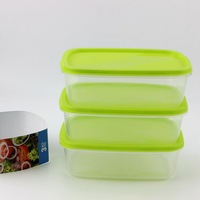 Contenants alimentaires empilables avec couvercles, sans BPA, réutilisables, en plastique, pour le stockage des légumes et des fruits dans la cuisine