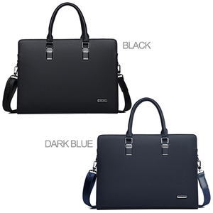 Sac à bandoulière professionnel en cuir PU imperméable de haute qualité pour <span class=keywords><strong>avocat</strong></span>, étudiant, ordinateur portable, mallette - Product Image 2