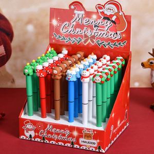 Mignon créatif dessin animé papeterie droite-liquide stylo à bille à séchage rapide Gel stylo étudiant cadeau de noël en gros - Product Image 2