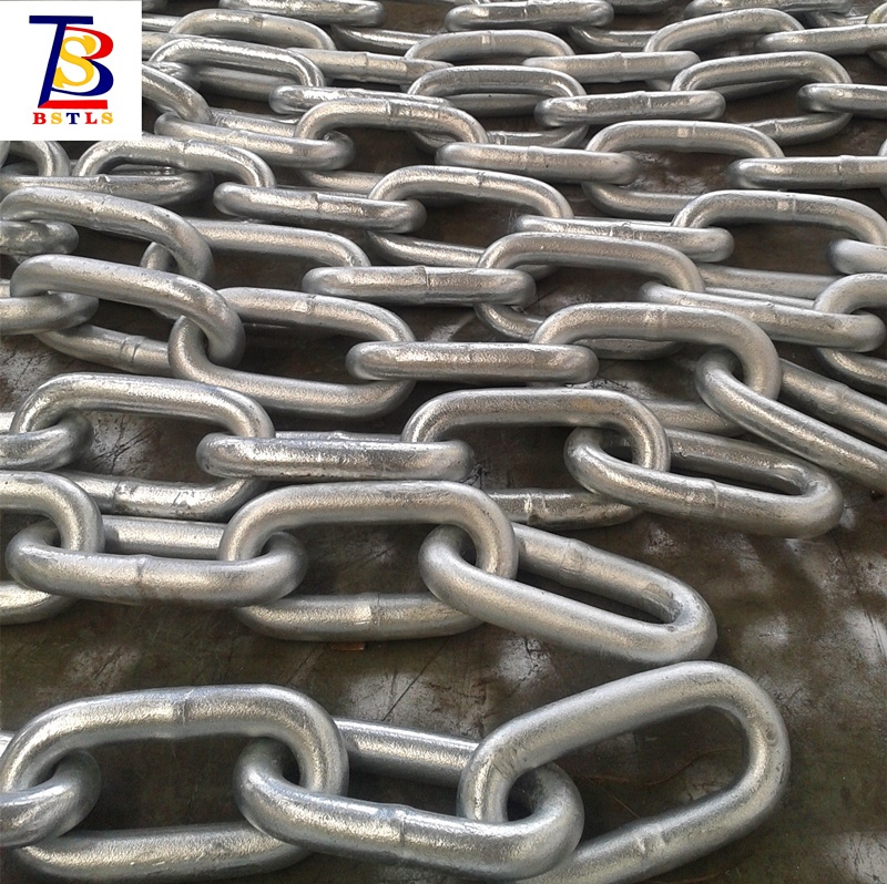 Class U2  Studless Open Link Chain Ship Anchor Chain for Finishing Boat