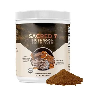 Private Label Mushroom Organic Coffee Blend 7 Mushroom Extract Coffee Organic Mushroom Coffee Powder