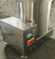 Industriële automatische centrifugale roestvrijstalen machine voor het verwijderen van motorolie uit aardappelchips, ontvetten van cassave en ontwatering van groenten