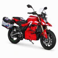 Cybern 72V/96V Water-Cooled Lithium Battery Electric Motorbike 15KW Power 150KPH Long Distance Smart Dashboard TPMS Jiangsu