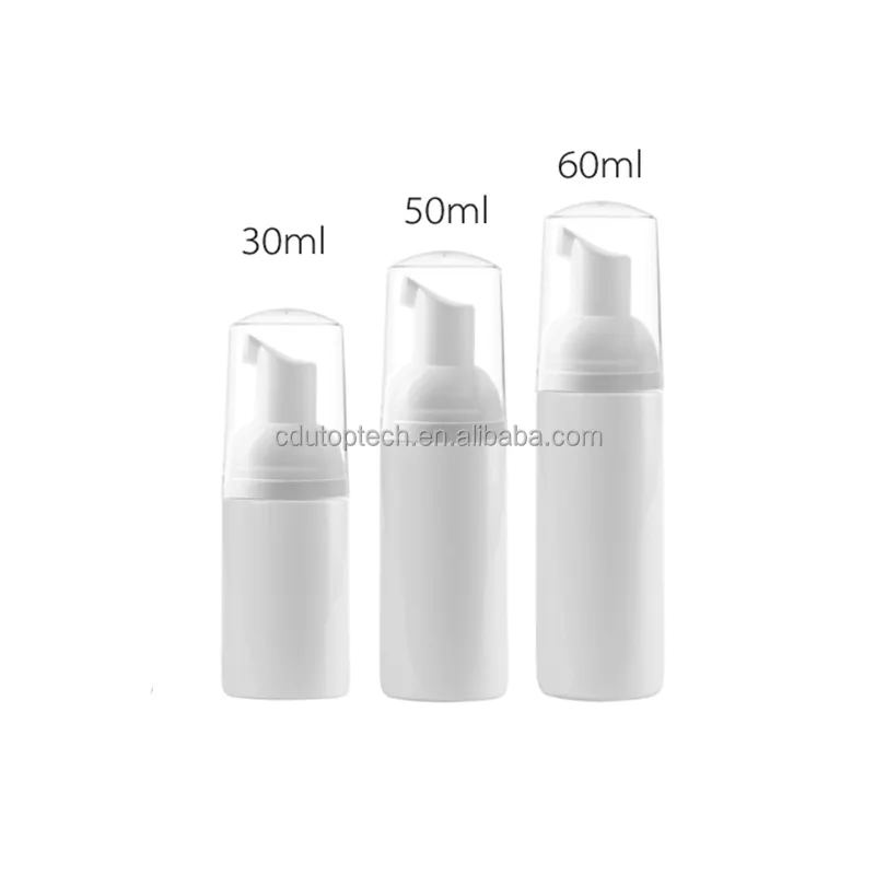 30ml 50ml 60ml Empty Eyelash Foam Cleanser Bottles Black Custom Facial Foaming Dispenser Lash Shampoo Bottles