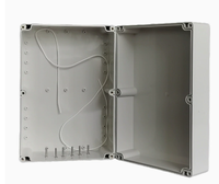 Boîtier de jonction étanche IP67 en plastique ABS, boîtier électrique extérieur résistant aux intempéries, peint, avec couvercle à vis