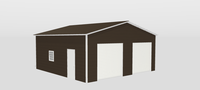 Bâtiment de garage préfabriqué en acier, kit de carport métallique modulaire, abri de voiture portable pour stationnement résidentiel