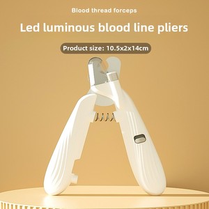 2025 Venda quente LED Light Pet Nail Clippers para cães e gatos Alimentado por bateria Pet Nail Clippers Limpeza fácil para Grooming - Product Image 6