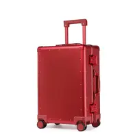 Hard-case, luggage, carry-on metal frame, spinner, lockable, zipper-less,  sealed | eBay