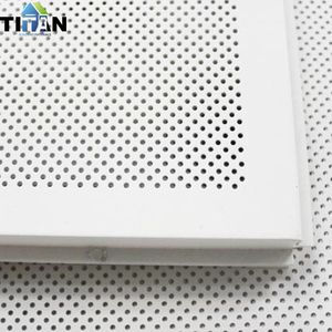 Bên trong techo de aluminio đục lỗ kim loại gạch Trần 600*600 trần giả plafond En nhôm bảng điều chỉnh - Product Image 4