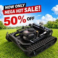 Promo Panas Mesin Pemotong Rumput Crawler Zero-Turn dengan Remote Control untuk Memotong Rumput