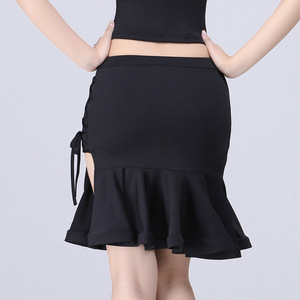 Jupe d'entraînement de danse latine pour <span class=keywords><strong>femme</strong></span> Jupe de salle de bal Salsa Rumba - Product Image 2