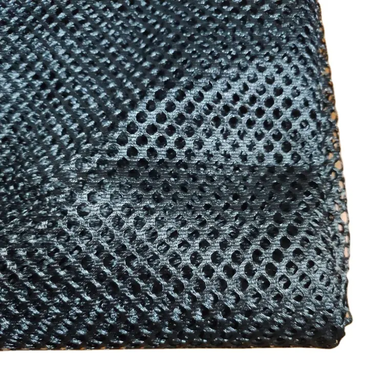 Lavorato a maglia filo di ordito di lavoro a maglia di colore su misura 100% poliestere re tessuto di maglia per la lavanderia bag shopping bag abbigliamento