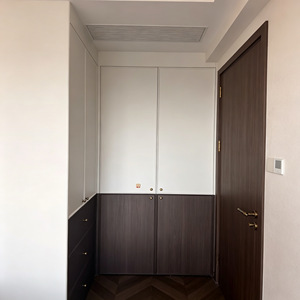 Meuble de rangement moderne en bois pour vêtements, vente en gros, directement de l'usine, armoire minimaliste facile à <span class=keywords><strong>assembler</strong></span> pour chambre à coucher - Product Image 4