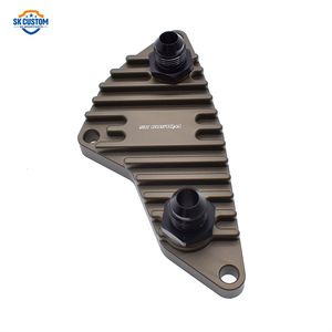 Kit Radiateur <span class=keywords><strong>de</strong></span> <span class=keywords><strong>Refroidissement</strong></span> d'Huile <span class=keywords><strong>Moteur</strong></span> SK CUSTOM à 10 Rangées pour Système <span class=keywords><strong>de</strong></span> <span class=keywords><strong>Refroidissement</strong></span> d'Huile BMW N54 N55 avec Tuyau en Nylon AN8 - Product Image 3