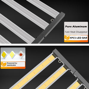 Nueva Lámpara de Cultivo LED Plegable Octopus 2023 de 240W, Espectro Completo Lm281b 730nm, para Cultivo de Vegetales Hidropónicos en Interiores - Product Image 4