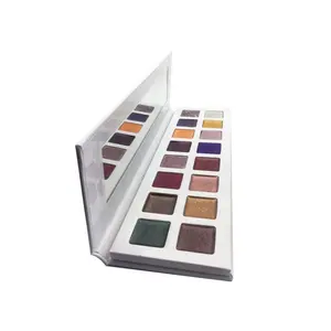 Wholesale DIY Waterproof Mashed Potatoes Eye shadow individual 16 colour pop Palette Glitter Eyeshadow