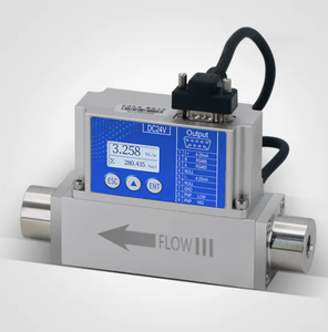 Digitale Microstroom Thermische Gasmassastroommeter Variabele Oppervlakte Klem Lucht Stikstof Zuurstof Helium Co2 <span class=keywords><strong>Flow</strong></span> Sensor Rs485 - Product Image 3