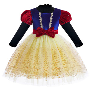 Halloween Costume Kids Puff Sleeve Costumes Children Party Birthday Fancy Gown Easter Princess Costume Girls <strong>Snow</strong> <strong>White</strong> <strong>Dress</strong> <strong>up</strong> - Product Image 6