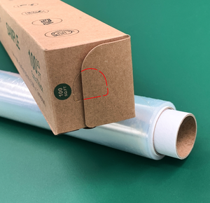 Film étirable alimentaire compostable et biodégradable avec coupeur intégré, sans BPA, anti-buée, pour usage domestique et industriel - Product Image 5