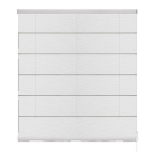Modern French Roman Blinds Light Filtering Electric Ceiling Installation Wide Blade Anti Uv For Living Room Office - Product Image 5