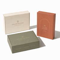 Scatole in Carta Kraft Ecologiche Personalizzate all'Ingrosso, Confezioni con Goffratura e Laminazione Opaca, Durevoli, Riciclabili, Moderne ed Eleganti, a Base di Soia