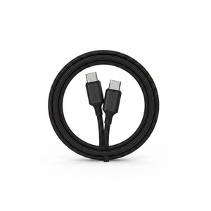 4FT 65W Transfert de données rapide Tressé Type-C à Type-C Câble de charge Noir Universel Téléphone portable et plus - Product Image 4