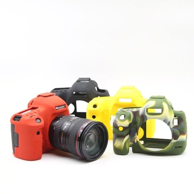 [For Canon 5DMark III] Silicone case for Camera Scratch-resistant Dust-proof Rubber Camera protection Photography Accessories