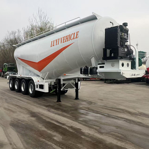 Vente directe usine LUYI – Silos à poudre en acier de 40 mètres cubes pour véhicules, réservoirs de stockage de ciment en vrac et de cendres volantes, personnalisables, 30000 kg - Product Image 1