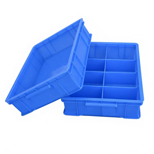 Anpassbare Logo-Größe Schwerlast-Kunststoff-Stapelbehälter EU-Verbindungssystem Logistikbox Stapelbare Europa-Kiste für Fabriken - Product Image 4