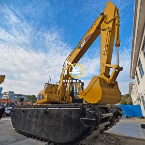 Excavatrice amphibie d'occasion de haute qualité Cat320C 320D du Japon, 20 tonnes, 95% neuve, moteur et pompe d'occasion, à vendre à bas prix - Product Image 2