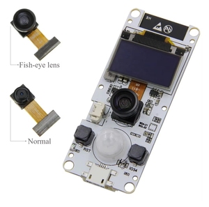 TTGO T-<span class=keywords><strong>Camera</strong></span> <span class=keywords><strong>ESP32</strong></span> WROVER & PSRAM Módulo de Câmera <span class=keywords><strong>ESP32</strong></span>-WROVER-B OV2640 Módulo 0,96 OLED - Product Image 1