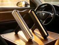 Diffuseurs d'huiles essentielles personnalisés pour voiture, désodorisants à clipser sur grille d'aération avec 5 bâtonnets de recharge pour voitures, bureaux, cuisines, salles de bain, accessoires automobiles