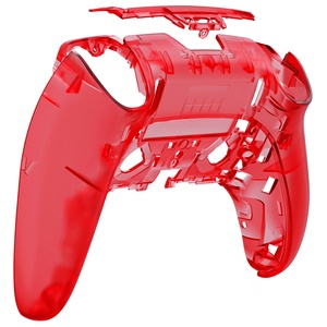 For DIY <b>Plastic</b> ABS 3D Printed Custom Replacement Back Shell for <b>Edge</b> Controller Clear Red - Product Image 2
