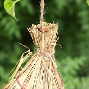 2026 Handgemaakt Gras Geweven Nest-Creatief Lotusgras Kalebas Vogelhuisje Tuin Decor Huisdier Vogel Nest Gras Geweven Vogelnest - Product Image 5