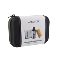 Kit d'entretien professionnel pour chaussures, ensemble de nettoyage pour baskets avec brosse, serviette et nettoyant pour chaussures, pour l'entretien des chaussures