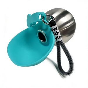 Bestseller: Bottiglia d'Acqua per Cani <span class=keywords><strong>2</strong></span> in 1, Design Super, 280ml, Bottiglia in Acciaio Inox da 9.47fl.oz per Animali Domestici, Portatile, ODM - Product Image 4