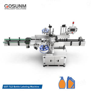 Machine à coller les étiquettes autocollantes en papier Machine à étiqueter les bouteilles horizontales automatiques - Product Image 6