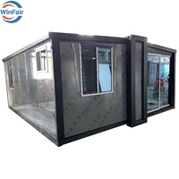 WinFair Mini maisons modulaires préfabriquées en acier de 20 pieds Petit conteneur pliable mobile 1 chambre à coucher Grand-mère à vendre au Liban