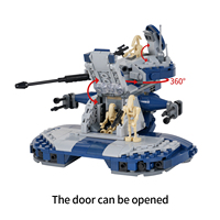 Space Wars AAT Armored Assault Tank MOOXI MOC2020-A Jouets Blocs de construction d'action Ensembles de briques pour enfants Juguete