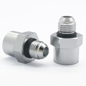 Adaptador de Conector de Manguera Roscado de Aluminio AN6 a M16X1.5 para Tuberías de Aire y Aceite - Product Image 1