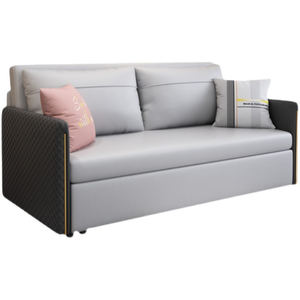 चमड़े के बिस्तर और सोफे 2 1 उच्च गुणवत्ता वाले नवीनतम डिजाइन सस्ती कीमत रात और दिन सोफे बिस्तर - Product Image 4