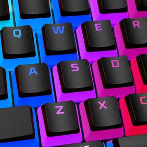 Teclas Pudding de 129 Teclas para GMK87 GMK81 GMK67 <span class=keywords><strong>K617</strong></span> M87 OEM PBT, Retroiluminadas para Teclado Mecánico con Perfil Mx, Kit de Teclas - Product Image 1