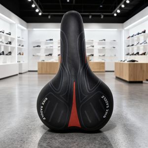 Sillín de <span class=keywords><strong>bicicleta</strong></span> profesional de alta calidad, <span class=keywords><strong>asiento</strong></span> de masaje suave de cuero negro y Gel para carretera, montaña, MTB, <span class=keywords><strong>asiento</strong></span> de <span class=keywords><strong>bicicleta</strong></span> de alta calidad - Product Image 3