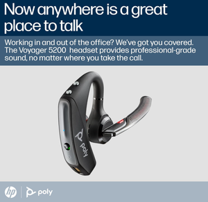 Auriculares Bluetooth Poly <span class=keywords><strong>Voyager</strong></span> 5200 (<span class=keywords><strong>Plantronics</strong></span>) Ergonómicos, Ligeros, con Micrófono con Cancelación de Ruido para Móviles, Tablets y Oficina - Product Image 3