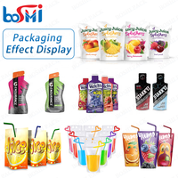 Machine d'emballage verticale (VFFS) pour aliments, lait, crème glacée, eau, jus, soda, miel, pâte, yaourt, liquides