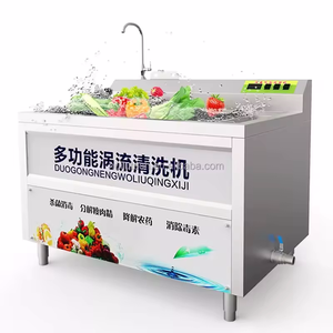 304ss Lechuga Cebolla Tomate Hoja Vegetal Vortex Máquinas de limpieza/Lavadora Automática de Burbujas de Verduras, Máquina de Limpieza de Vórtice de Verduras, De La Marca, De La Marca - Product Image 1